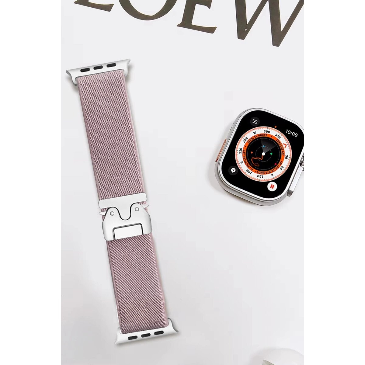 Apple Watch 42mm Forest Kumaş Kordon (saat Değildir) - Lila