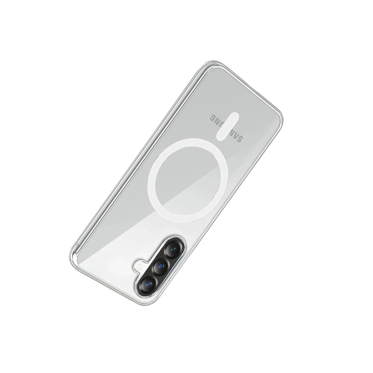 Samsung Galaxy A37 5g Combo Sert Şeffaf Magsafe Kapak - Şeffaf Samsung Galaxy A37 5g Combo Sert Şeffaf Magsafe Kapak - Şeffaf