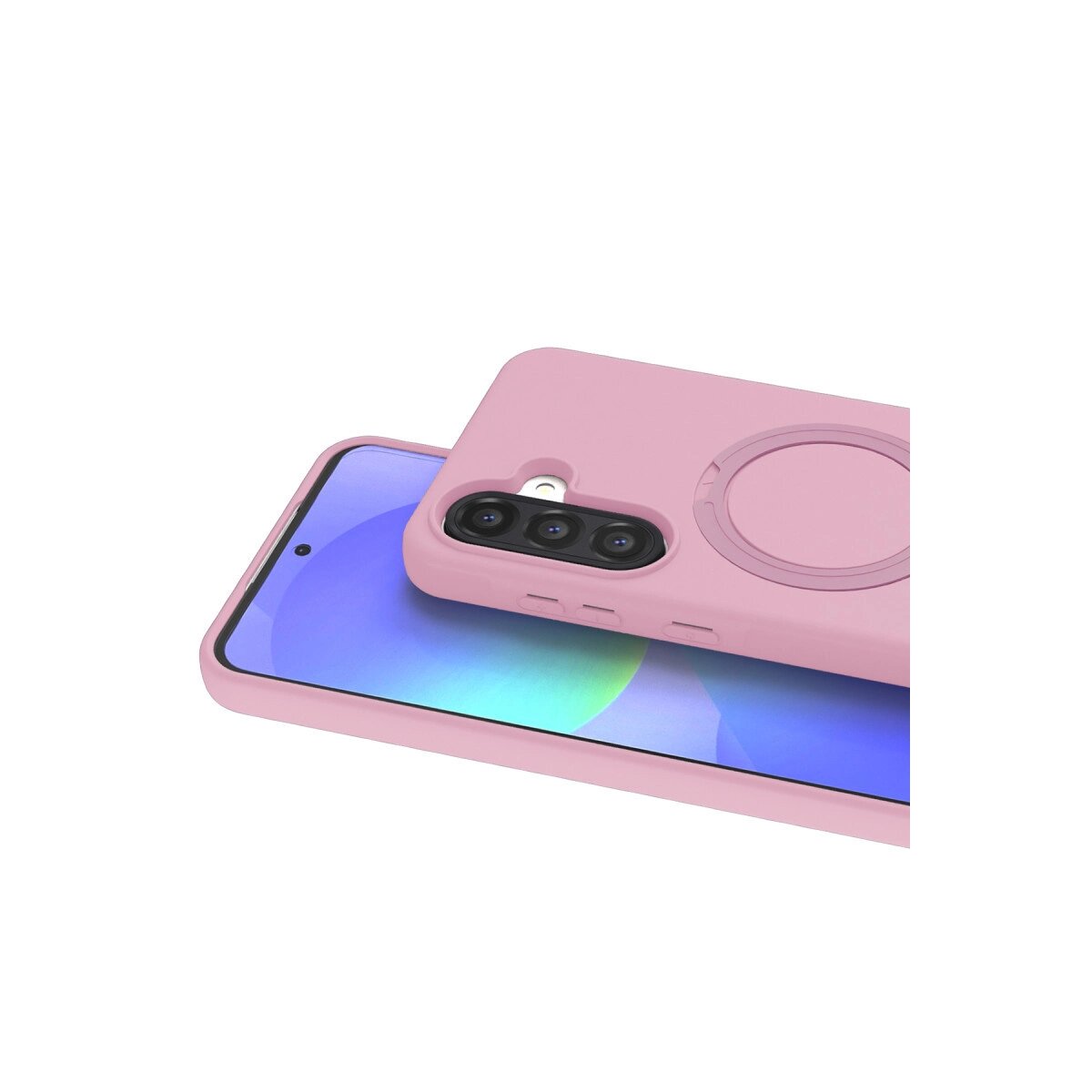 Samsung Galaxy A37 5g Regal Magsafe Standlı Kapak - Açık Pembe Samsung Galaxy A37 5g Regal Magsafe Standlı Kapak - Açık Pembe