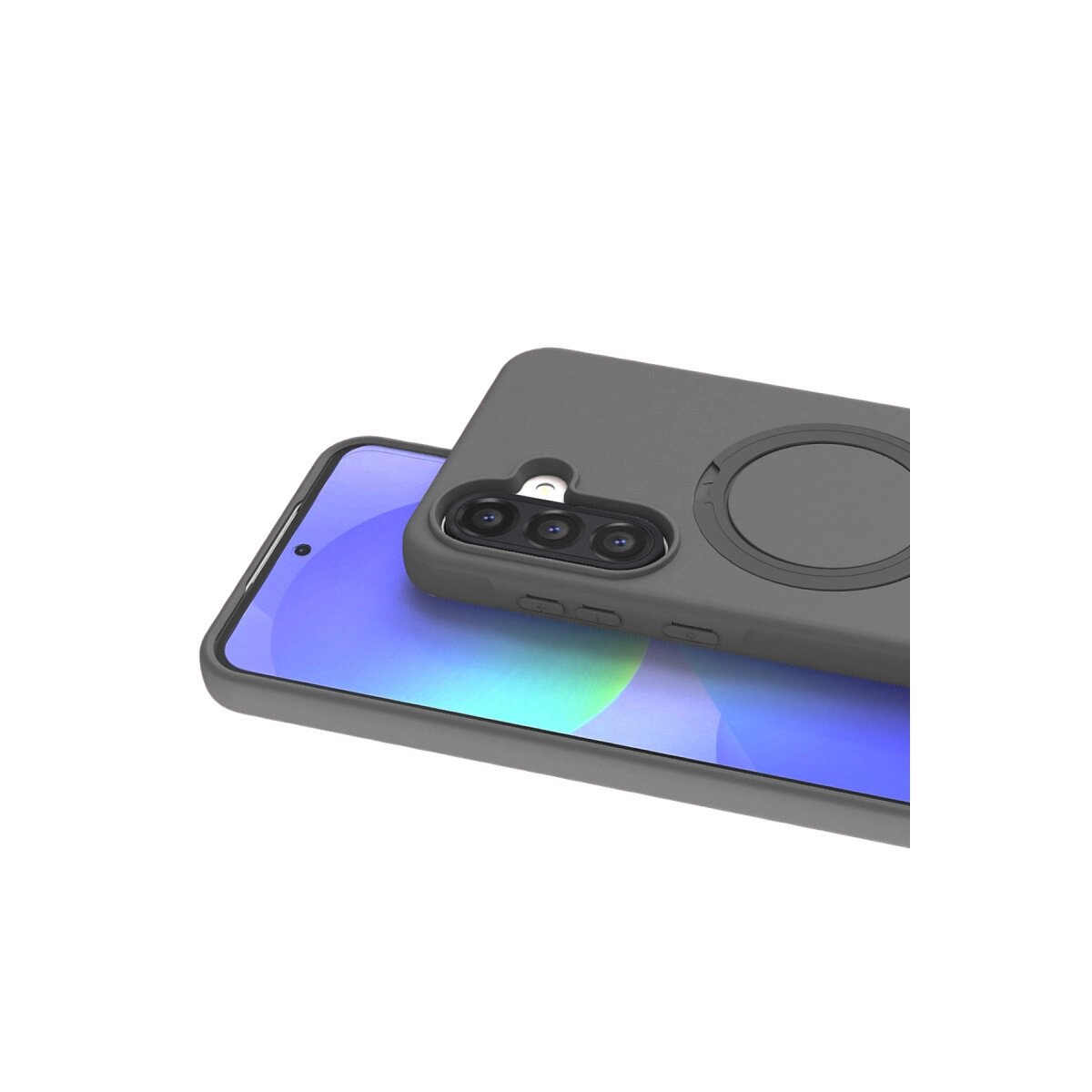 Samsung Galaxy A37 5g Regal Magsafe Standlı Kapak - Titan Gri Samsung Galaxy A37 5g Regal Magsafe Standlı Kapak - Titan Gri