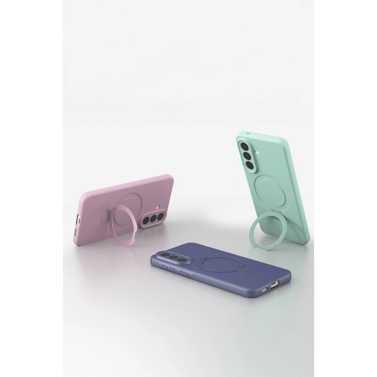 Samsung Galaxy A57 5g Regal Magsafe Standlı Kapak - Turuncu