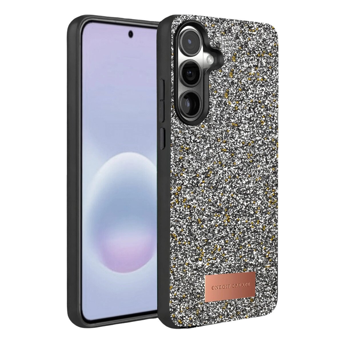 Onegif Samsung Galaxy A57 5g Bright Simli Kapak - Gold Onegif Samsung Galaxy A57 5g Bright Simli Kapak - Gold