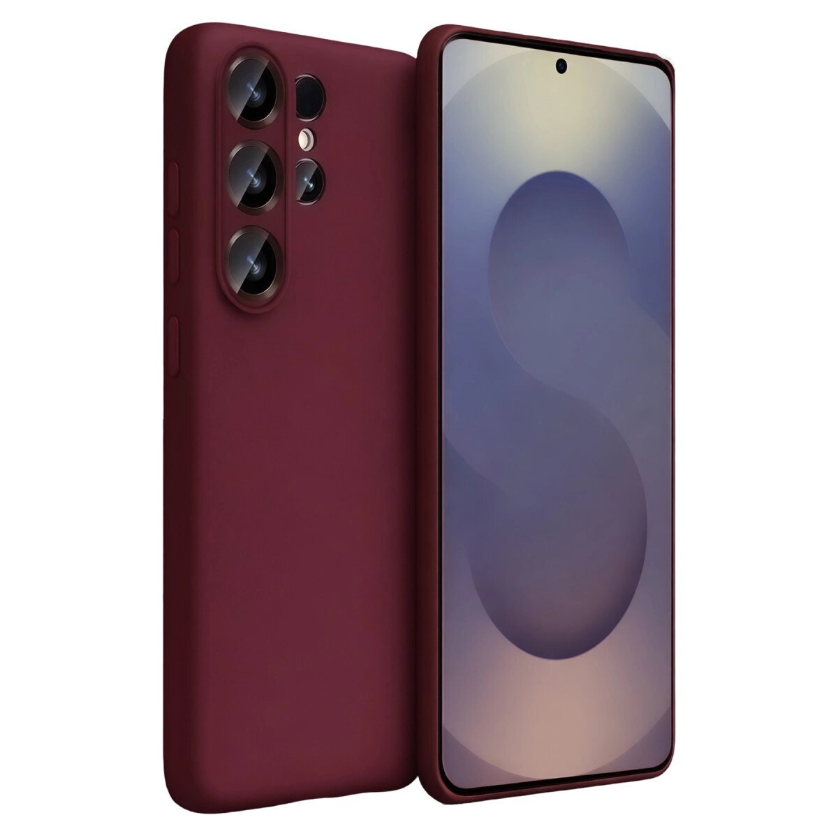 Samsung Galaxy S26 Ultra First Silikon - Bordo Samsung Galaxy S26 Ultra First Silikon - Bordo