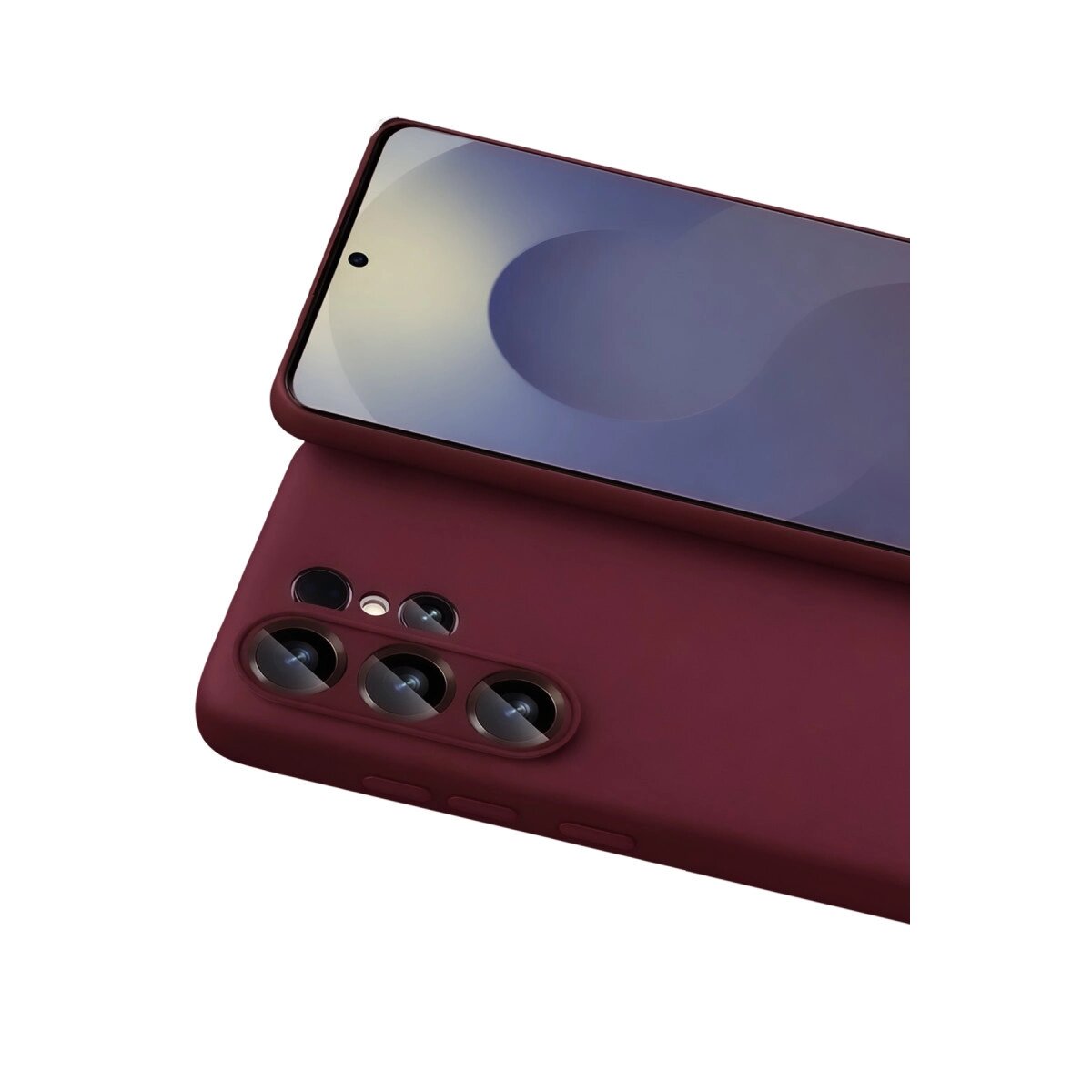 Samsung Galaxy S26 Ultra First Silikon - Bordo Samsung Galaxy S26 Ultra First Silikon - Bordo