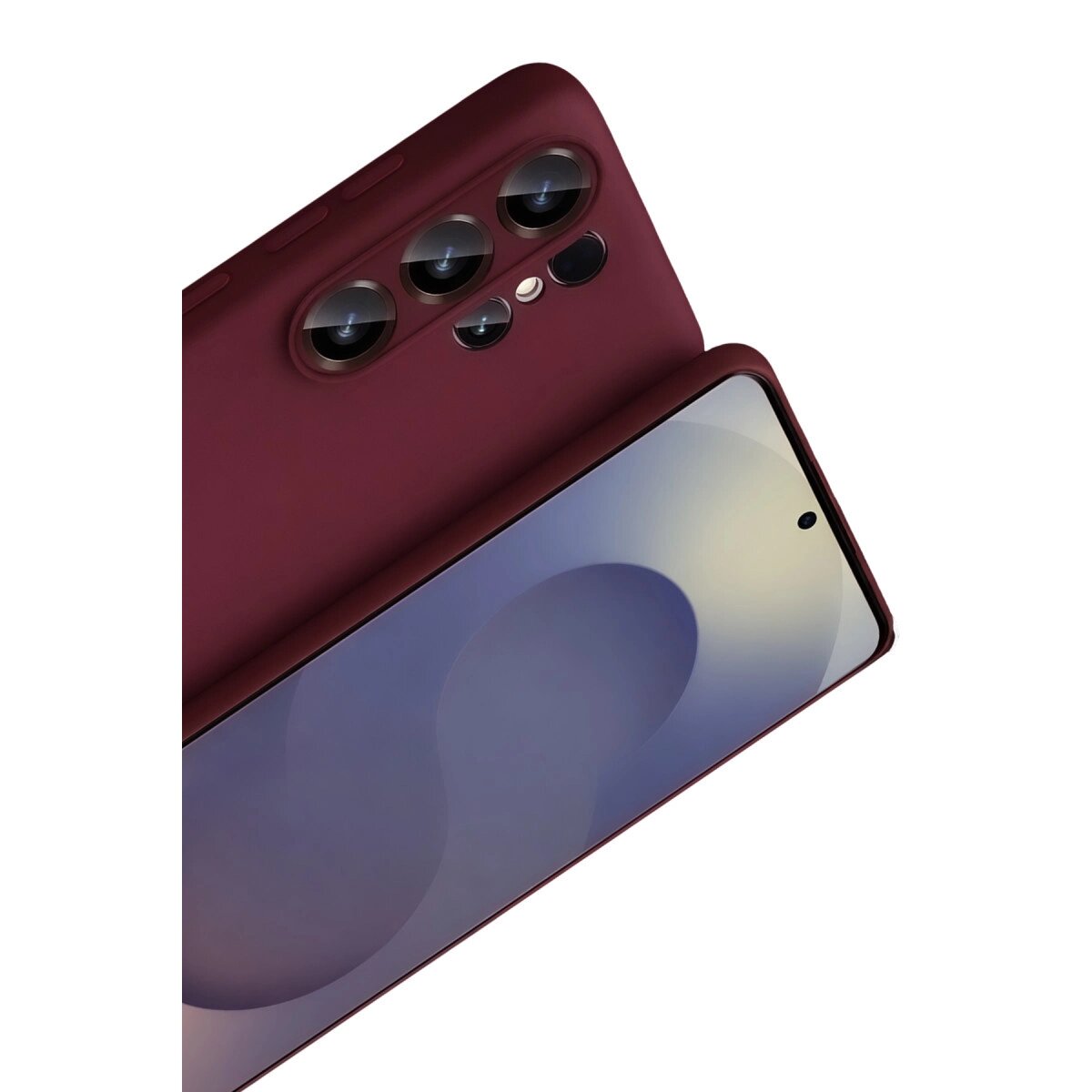 Samsung Galaxy S26 Ultra First Silikon - Bordo Samsung Galaxy S26 Ultra First Silikon - Bordo