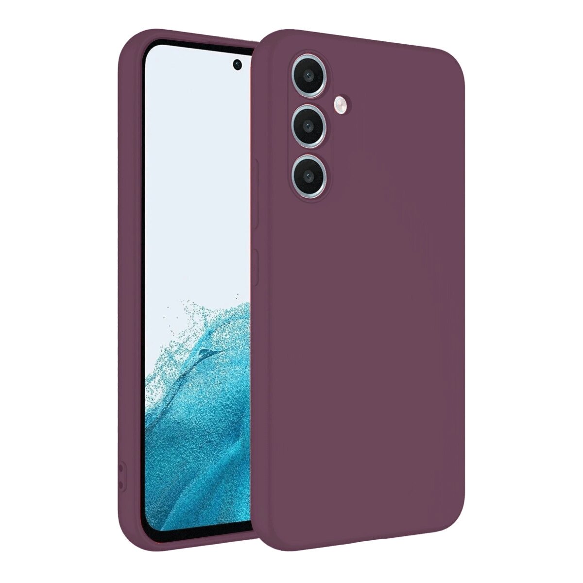Samsung Galaxy A16 5g Kılıf First Silikon - Mürdüm Samsung Galaxy A16 5g Kılıf First Silikon - Mürdüm