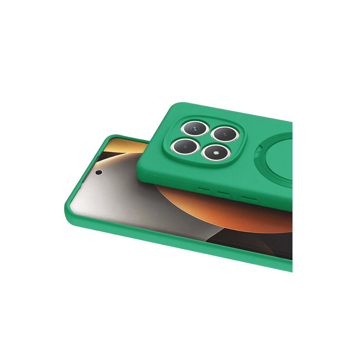 Xiaomi Redmi Note 15 Pro 5g Regal Magsafe Standlı Kapak - Yeşil