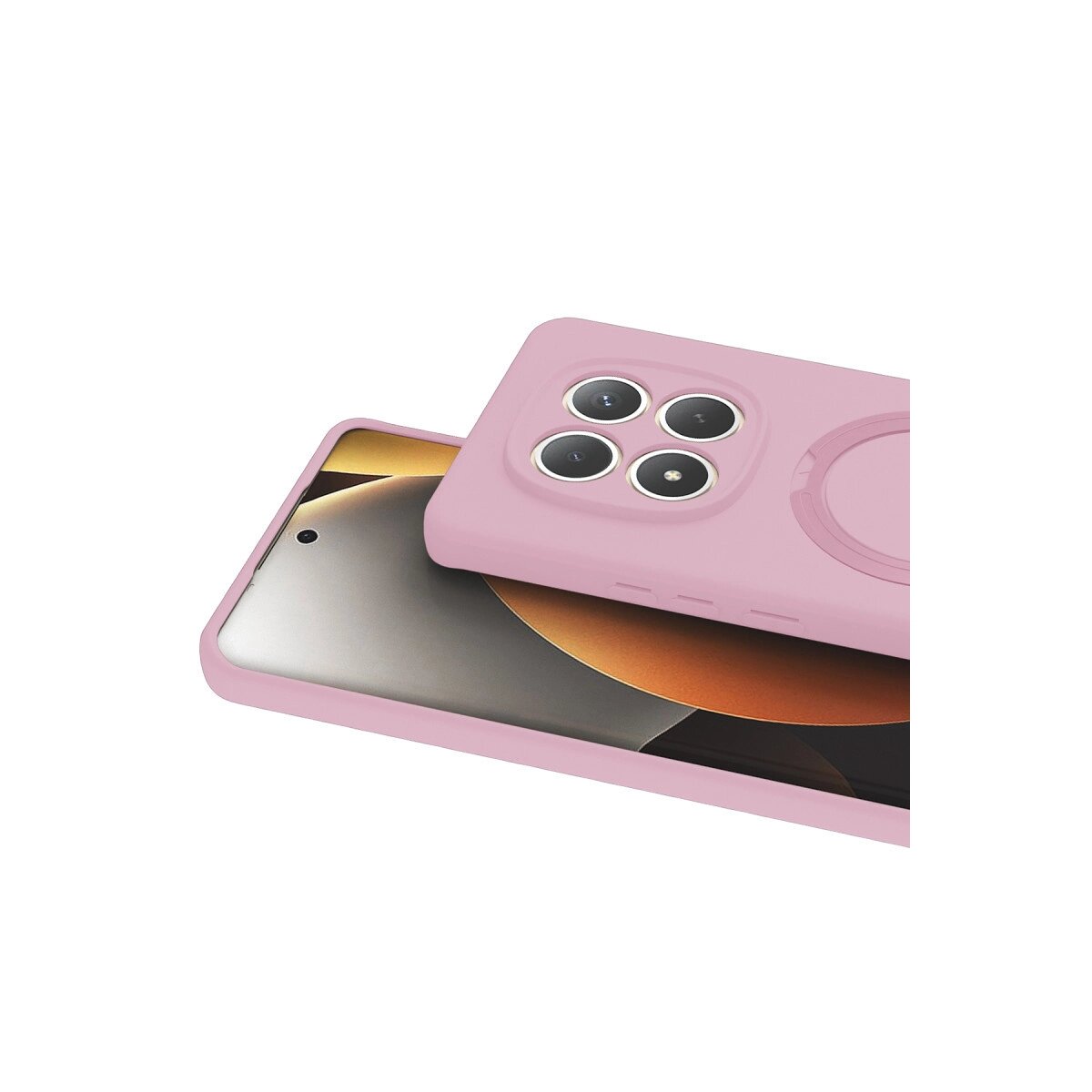 Xiaomi Redmi Note 15 Pro 4g Regal Magsafe Standlı Kapak - Açık Pembe Xiaomi Redmi Note 15 Pro 4g Regal Magsafe Standlı Kapak - Açık Pembe