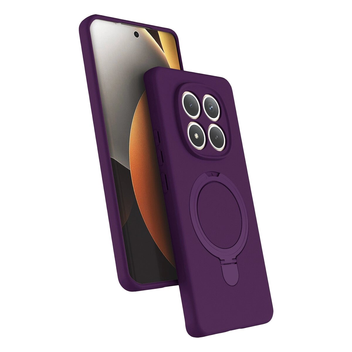 Xiaomi Redmi Note 15 Pro 4g Regal Magsafe Standlı Kapak - Derin Mor Xiaomi Redmi Note 15 Pro 4g Regal Magsafe Standlı Kapak - Derin Mor