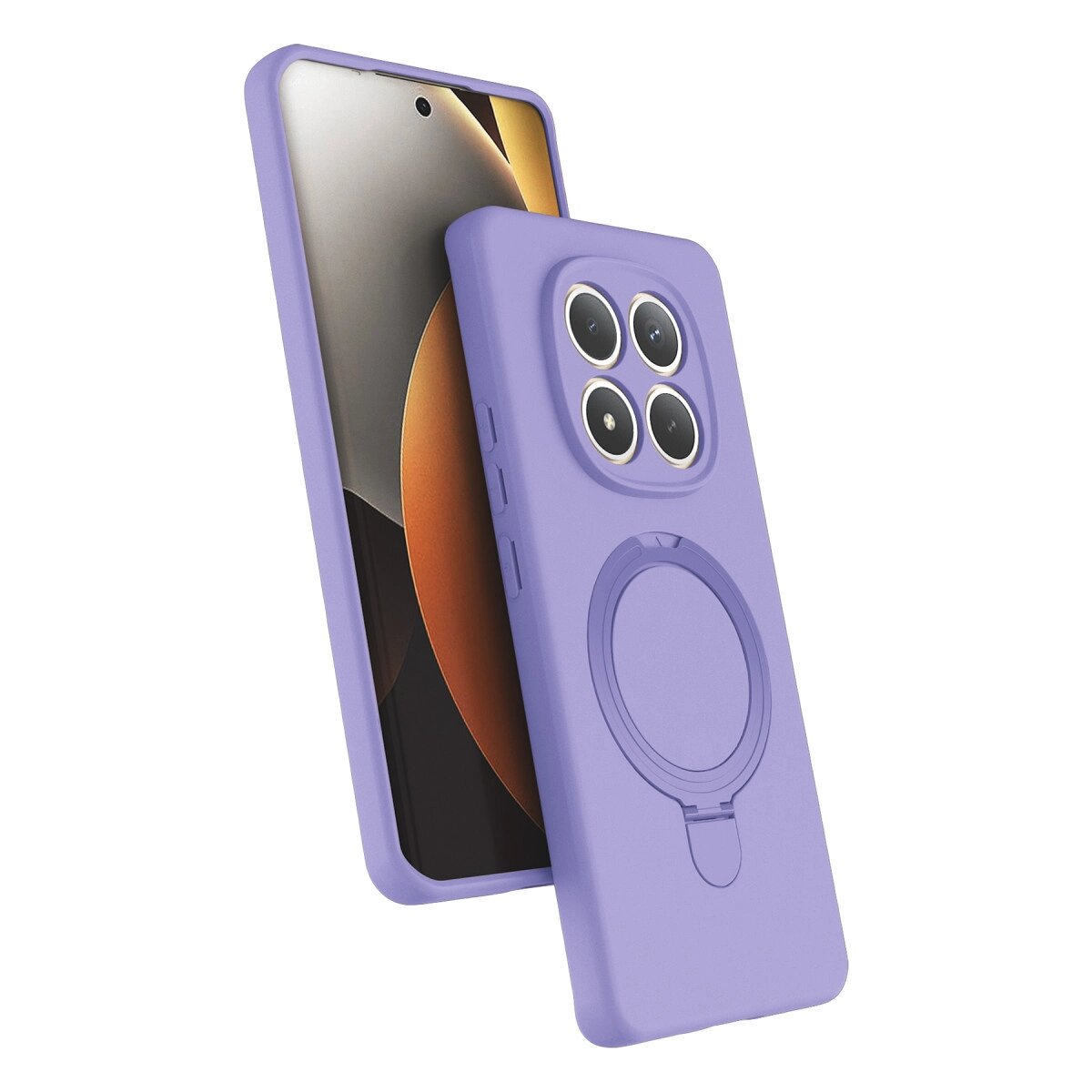 Xiaomi Redmi Note 15 4g Regal Magsafe Standlı Kapak - Lila Xiaomi Redmi Note 15 4g Regal Magsafe Standlı Kapak - Lila