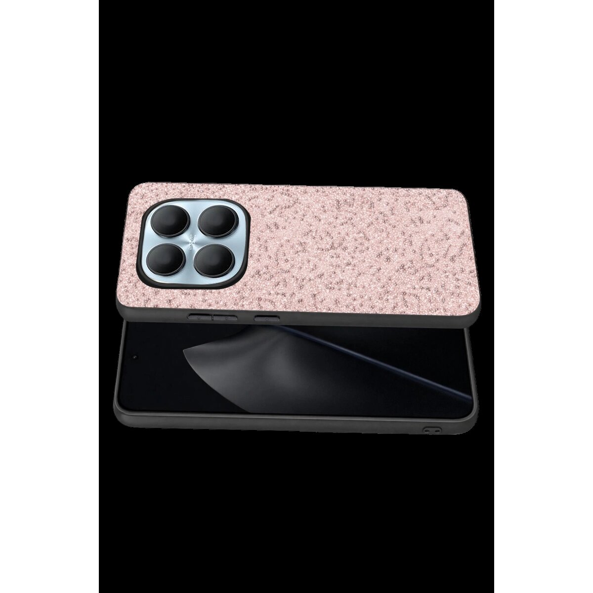 Onegif Xiaomi Redmi Note 15 Pro 5g Bright Simli Kapak - Pembe