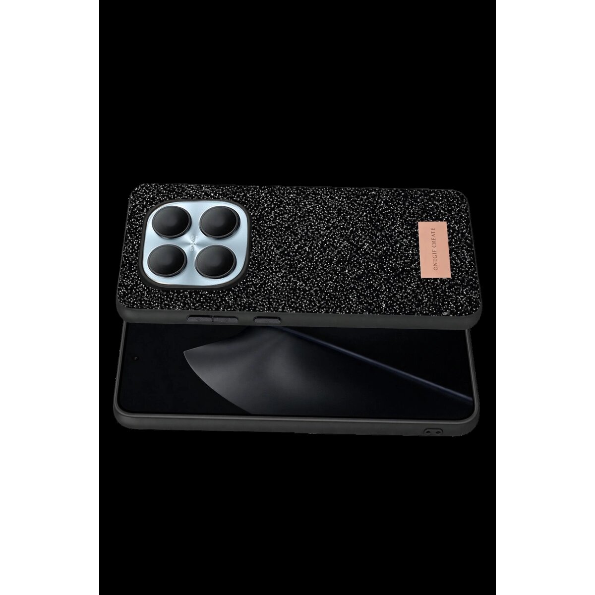 Onegif Xiaomi Redmi Note 15 Pro 5g Bright Simli Kapak - Siyah Onegif Xiaomi Redmi Note 15 Pro 5g Bright Simli Kapak - Siyah