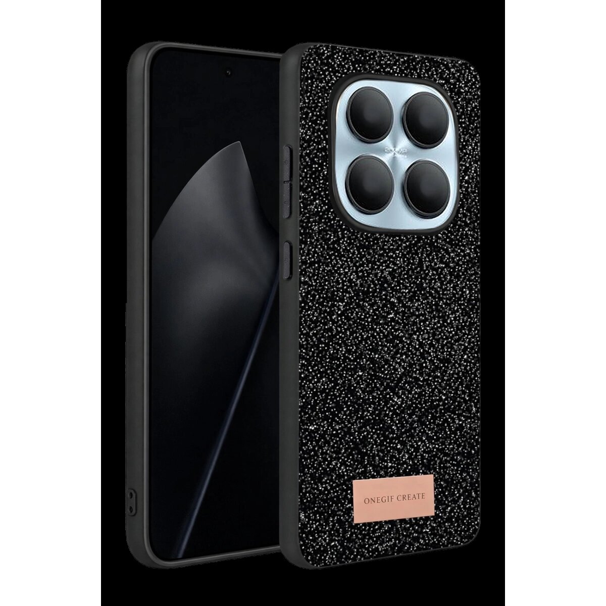 Onegif Xiaomi Redmi Note 15 Pro 4g Bright Simli Kapak - Siyah Onegif Xiaomi Redmi Note 15 Pro 4g Bright Simli Kapak - Siyah