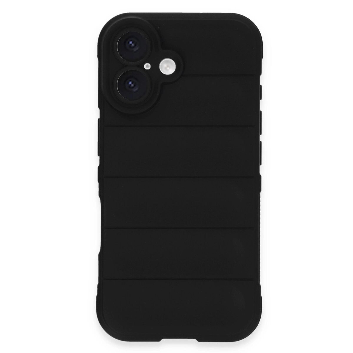 Apple İphone 16 Plus Kılıf Optimum Silikon - Siyah Apple İphone 16 Plus Kılıf Optimum Silikon - Siyah
