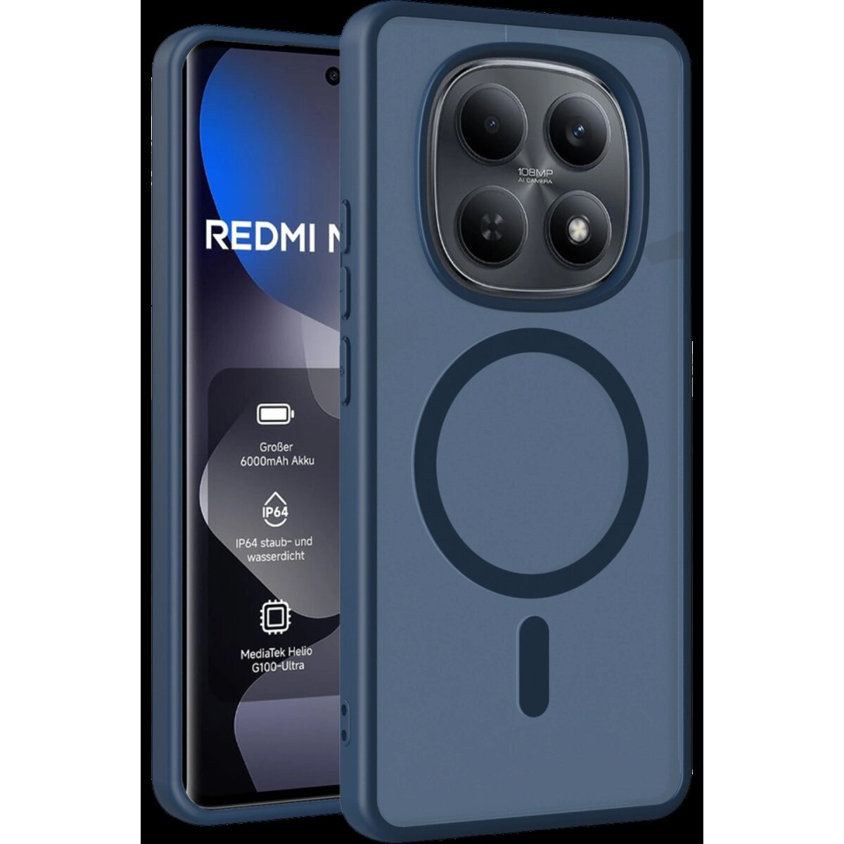 Joko Xiaomi Redmi Note 15 Pro Plus 5g Jota Magsafe Kapak - Lacivert Joko Xiaomi Redmi Note 15 Pro Plus 5g Jota Magsafe Kapak - Lacivert
