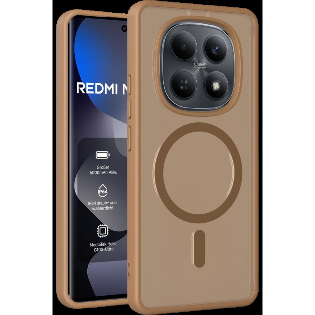 Joko Xiaomi Redmi Note 15 4g Jota Magsafe Kapak - Çöl Titanyum Joko Xiaomi Redmi Note 15 4g Jota Magsafe Kapak - Çöl Titanyum
