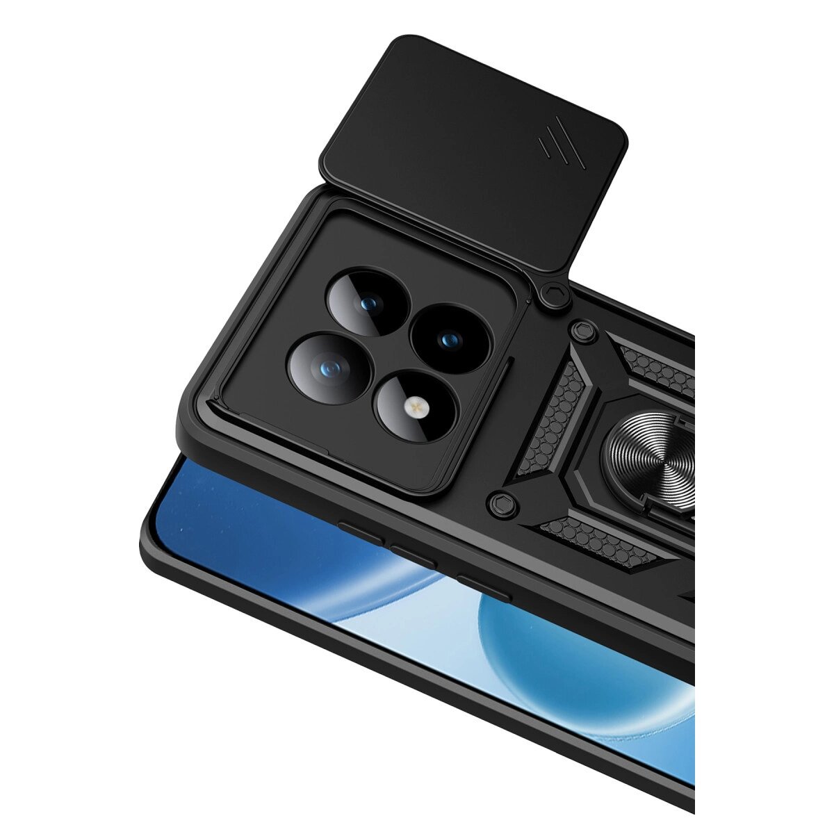 Xiaomi Redmi Note 15 Pro 5g Pars Lens Yüzüklü Silikon - Siyah Xiaomi Redmi Note 15 Pro 5g Pars Lens Yüzüklü Silikon - Siyah