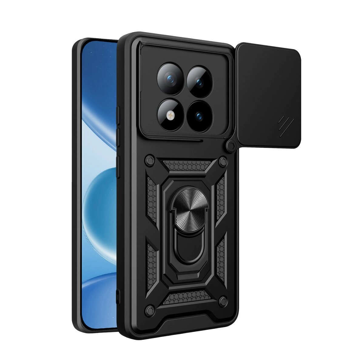 Xiaomi Redmi Note 15 Pro 4g Pars Lens Yüzüklü Silikon - Siyah Xiaomi Redmi Note 15 Pro 4g Pars Lens Yüzüklü Silikon - Siyah