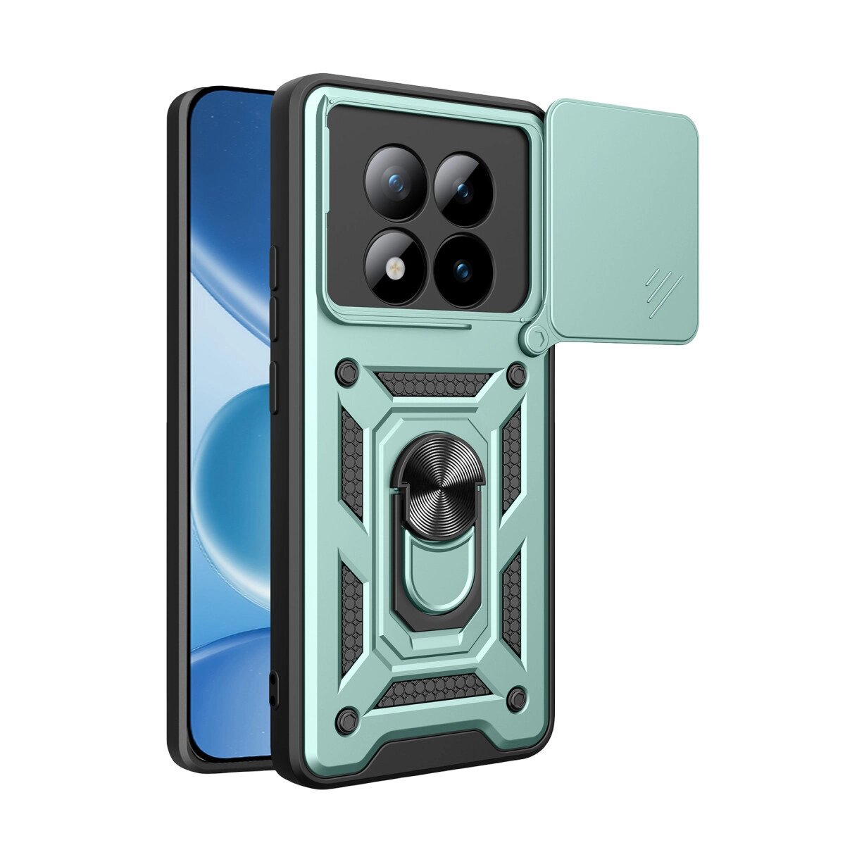 Xiaomi Redmi Note 15 Pro Plus 5g Pars Lens Yüzüklü Silikon - Yeşil Xiaomi Redmi Note 15 Pro Plus 5g Pars Lens Yüzüklü Silikon - Yeşil