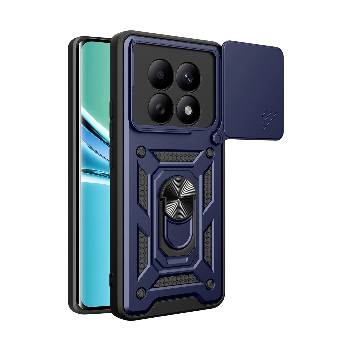 Xiaomi Redmi Note 15 4g Pars Lens Yüzüklü Silikon - Lacivert Xiaomi Redmi Note 15 4g Pars Lens Yüzüklü Silikon - Lacivert