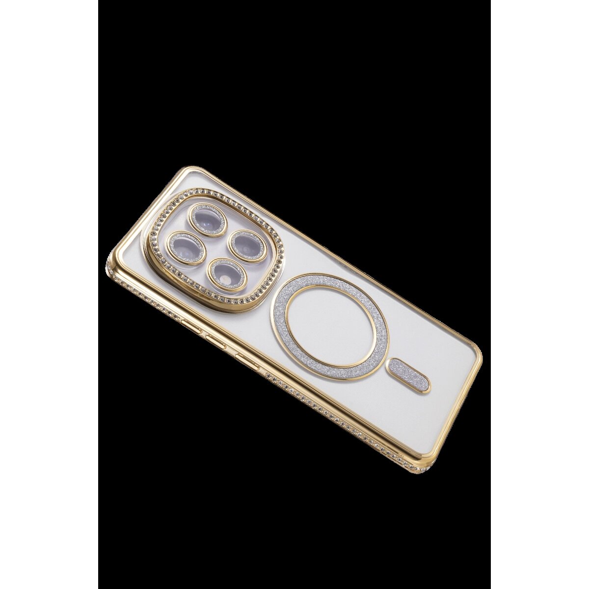 Xiaomi Redmi Note 15 Pro 4g Joke Simli Magneticsafe Kılıf - Gold Xiaomi Redmi Note 15 Pro 4g Joke Simli Magneticsafe Kılıf - Gold