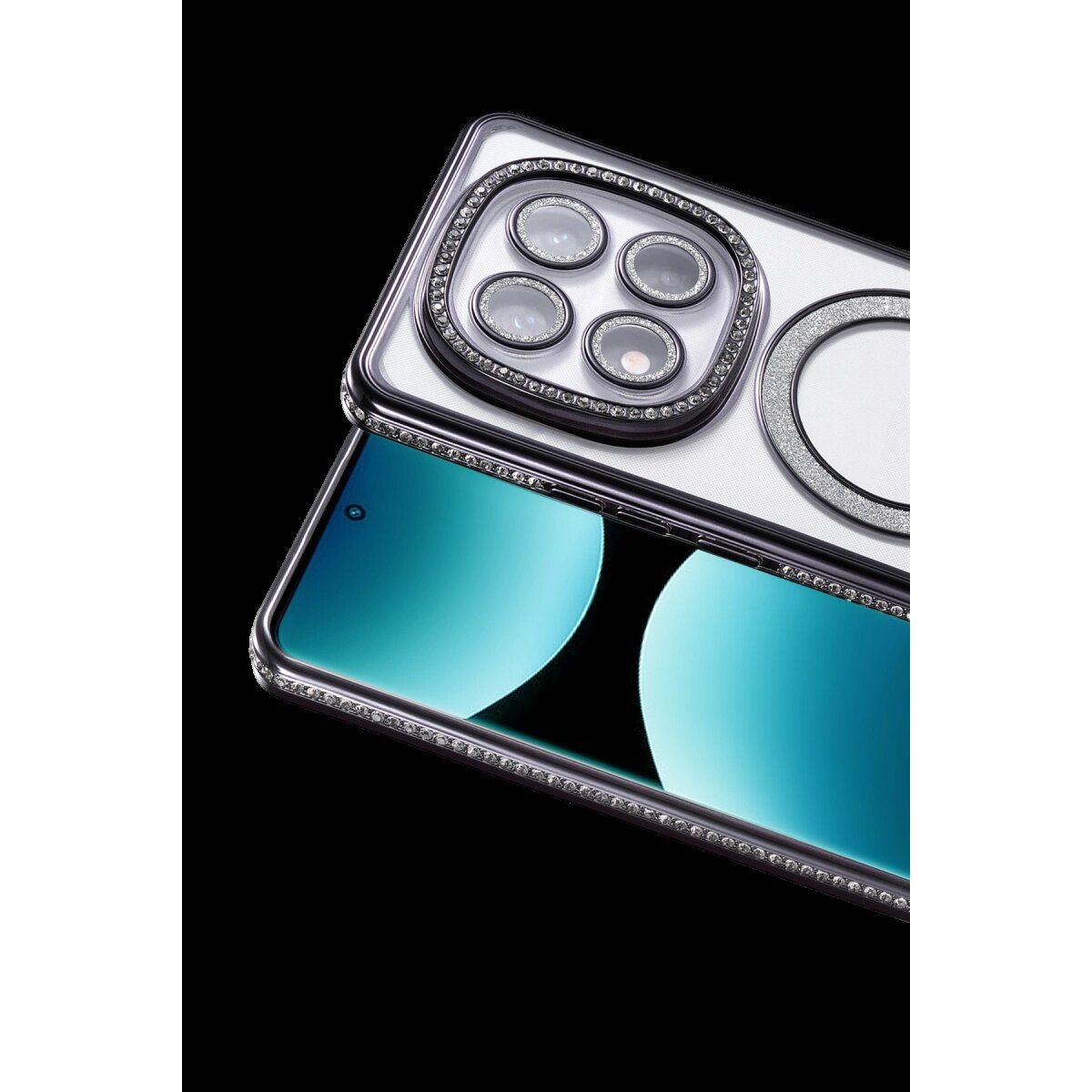 Xiaomi Redmi Note 15 Pro Plus 5g Joke Simli Magneticsafe Kılıf - Siyah