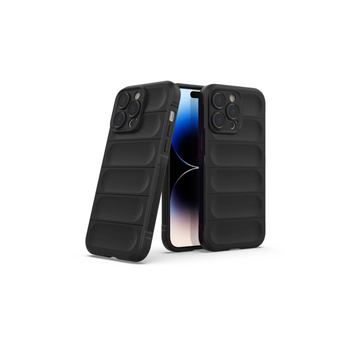 Apple İphone 16 Pro Max Kılıf Optimum Silikon - Siyah Apple İphone 16 Pro Max Kılıf Optimum Silikon - Siyah