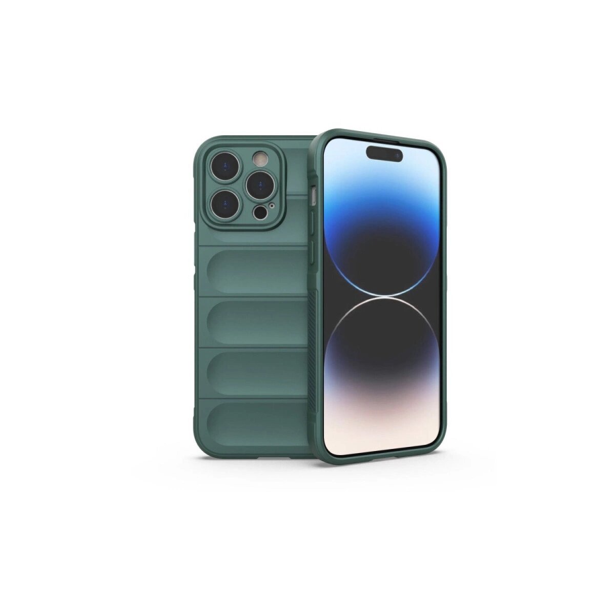 Apple İphone 16 Pro Max Kılıf Optimum Silikon - Koyu Yeşil Apple İphone 16 Pro Max Kılıf Optimum Silikon - Koyu Yeşil