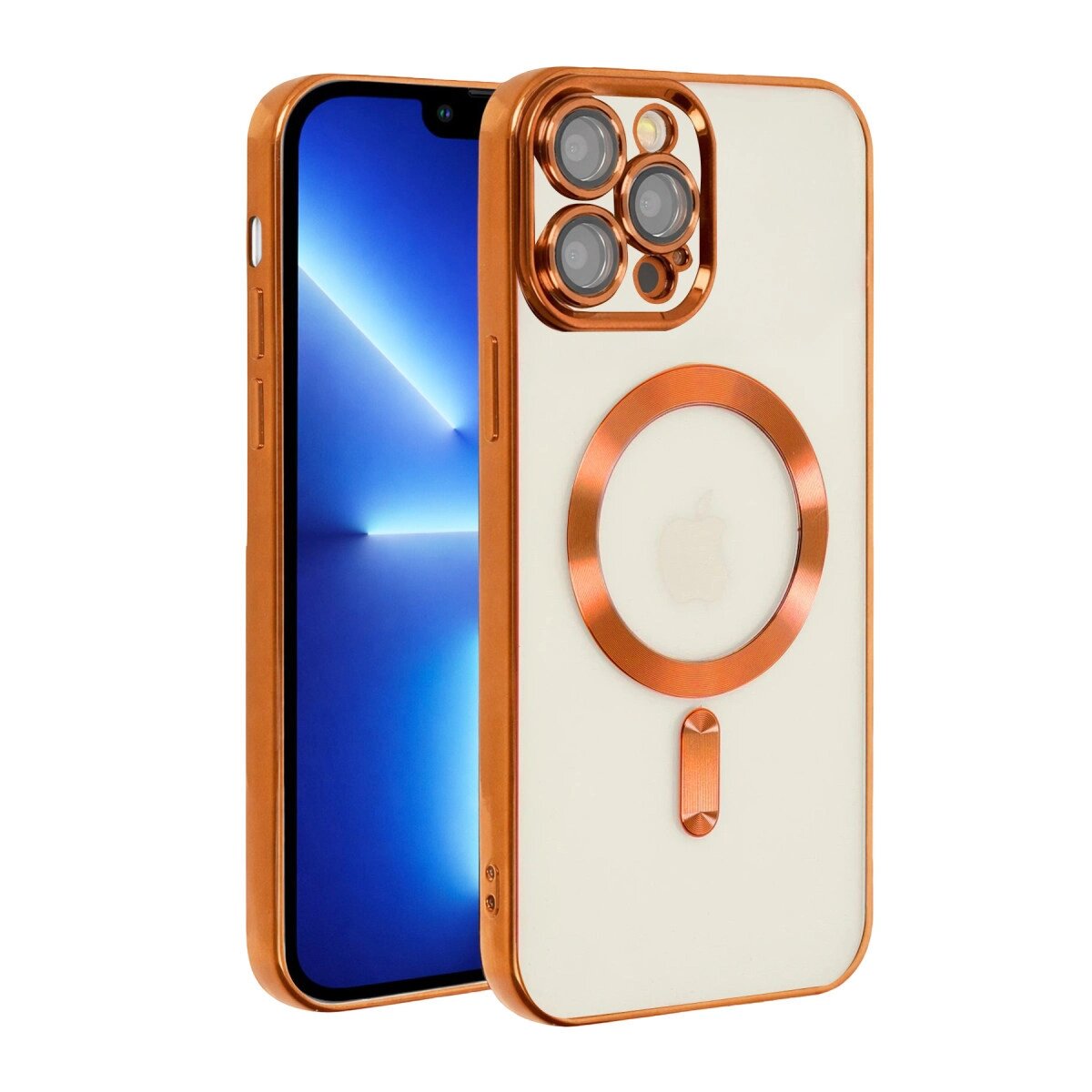 Apple İphone 13 Pro Kılıf Kross Magneticsafe Kapak - Turuncu Apple İphone 13 Pro Kılıf Kross Magneticsafe Kapak - Turuncu