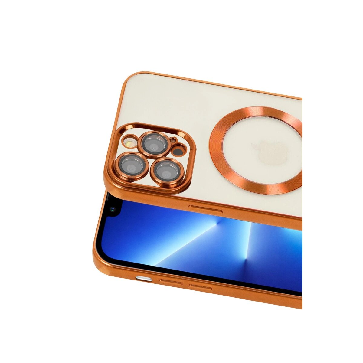 Apple İphone 13 Pro Kılıf Kross Magneticsafe Kapak - Turuncu Apple İphone 13 Pro Kılıf Kross Magneticsafe Kapak - Turuncu