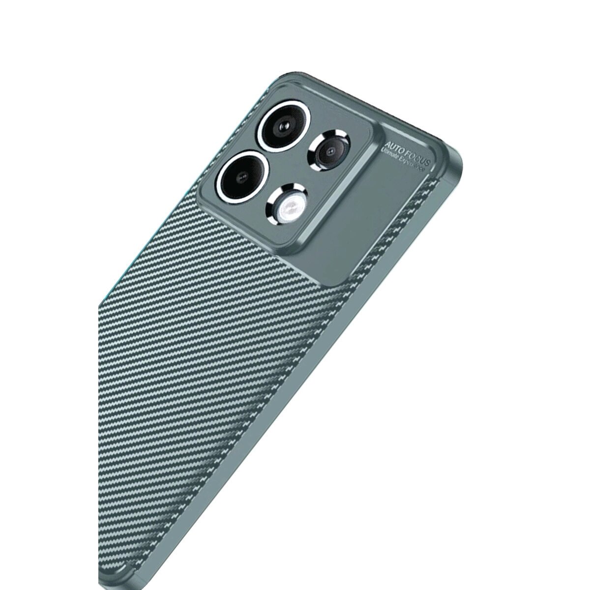 Xiaomi Redmi Note 13 Pro 4g Kılıf Auto Focus Karbon Kapak - Gri Xiaomi Redmi Note 13 Pro 4g Kılıf Auto Focus Karbon Kapak - Gri