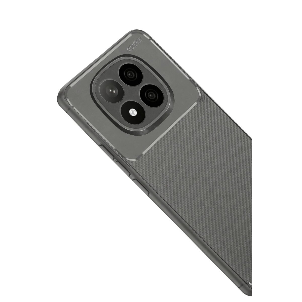 Xiaomi Redmi Note 14 Pro Plus Kılıf Auto Focus Karbon Kapak - Gri Xiaomi Redmi Note 14 Pro Plus Kılıf Auto Focus Karbon Kapak - Gri