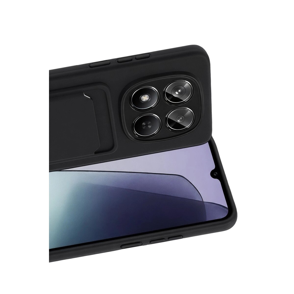 Xiaomi Redmi Note 15 Pro 4g Kelvin Kartvizitli Silikon - Siyah Xiaomi Redmi Note 15 Pro 4g Kelvin Kartvizitli Silikon - Siyah