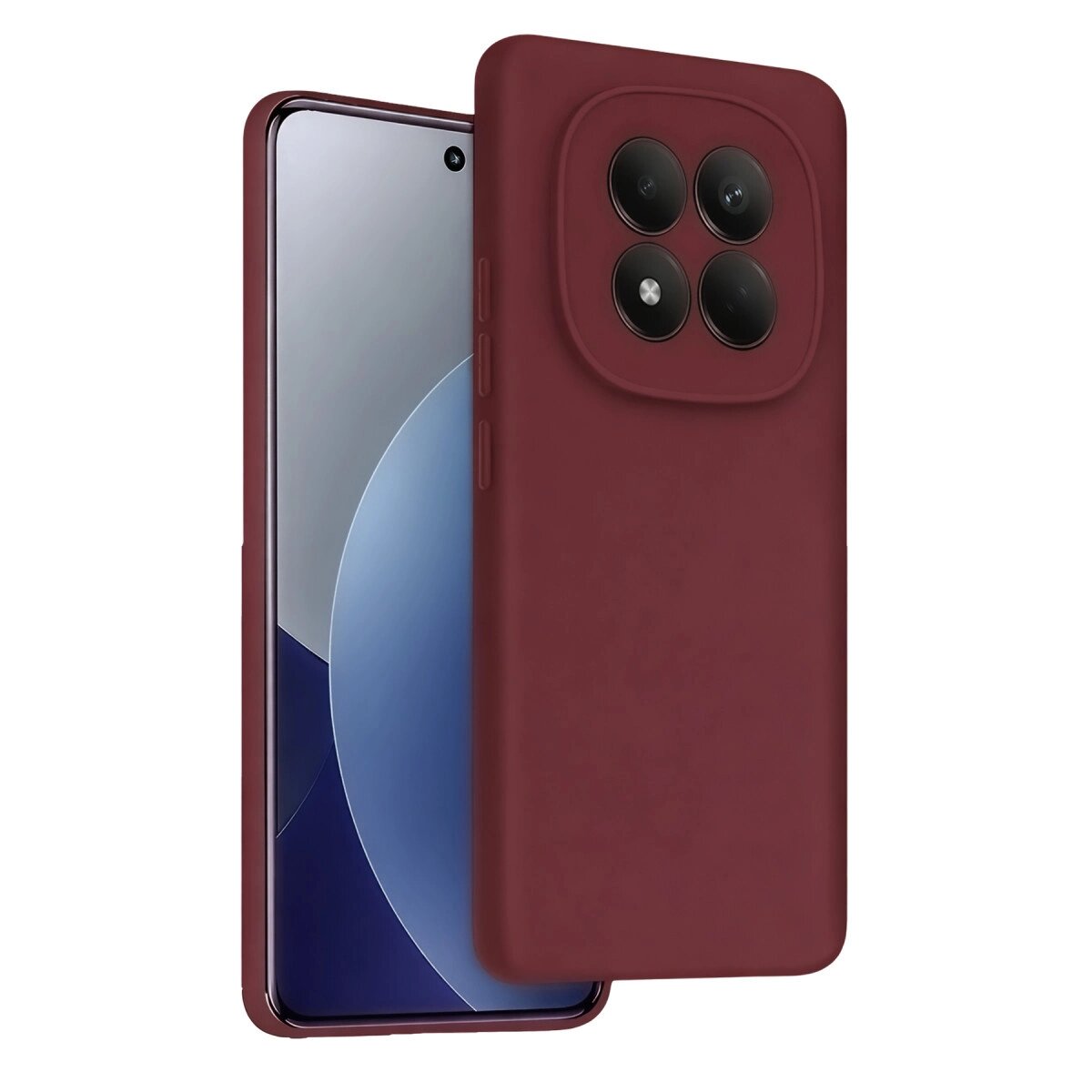 Xiaomi Redmi Note 15 Pro 4g First Silikon - Bordo Xiaomi Redmi Note 15 Pro 4g First Silikon - Bordo