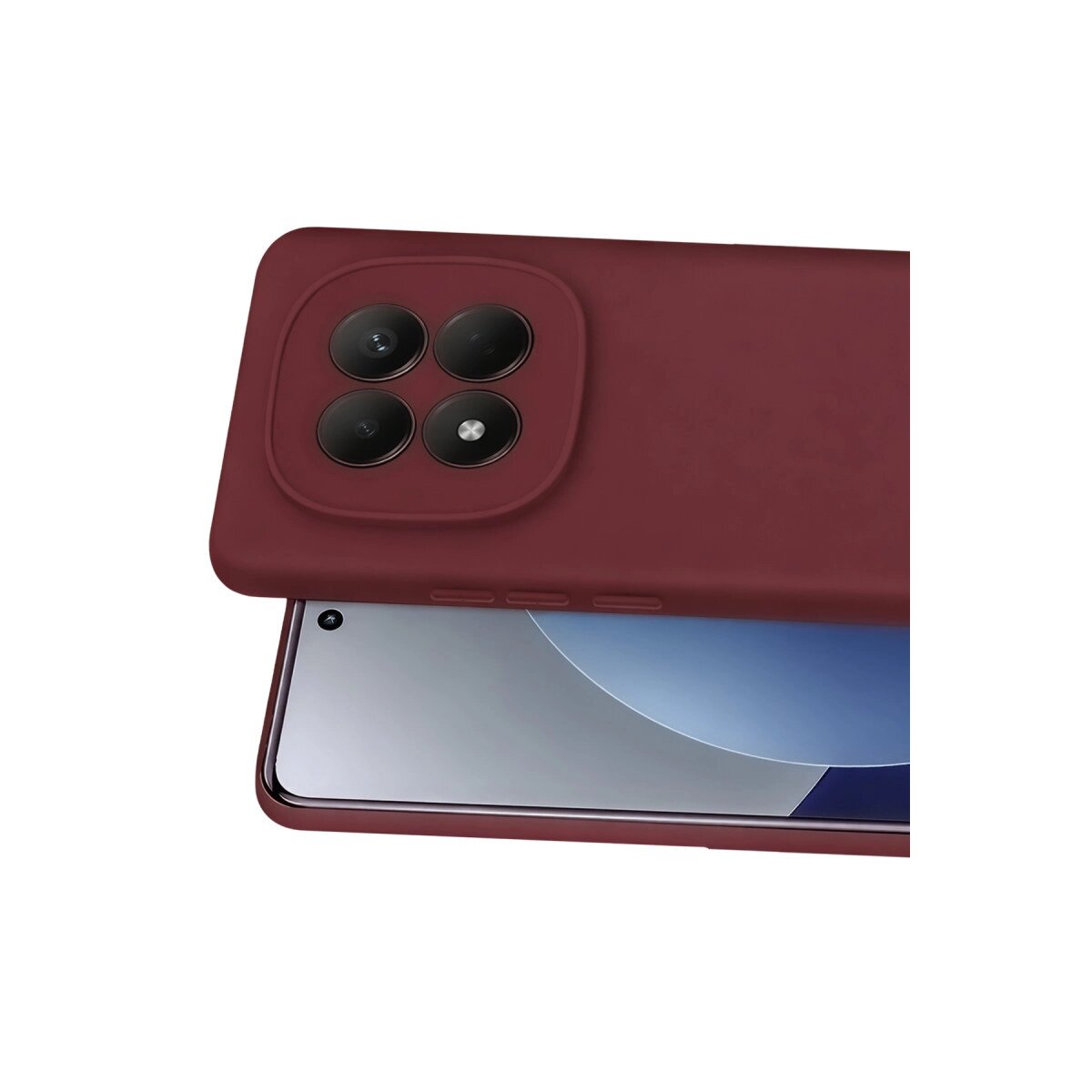 Xiaomi Redmi Note 15 Pro 4g First Silikon - Bordo Xiaomi Redmi Note 15 Pro 4g First Silikon - Bordo