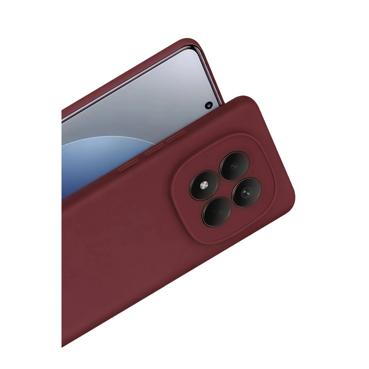 Xiaomi Redmi Note 15 Pro 4g First Silikon - Bordo Xiaomi Redmi Note 15 Pro 4g First Silikon - Bordo