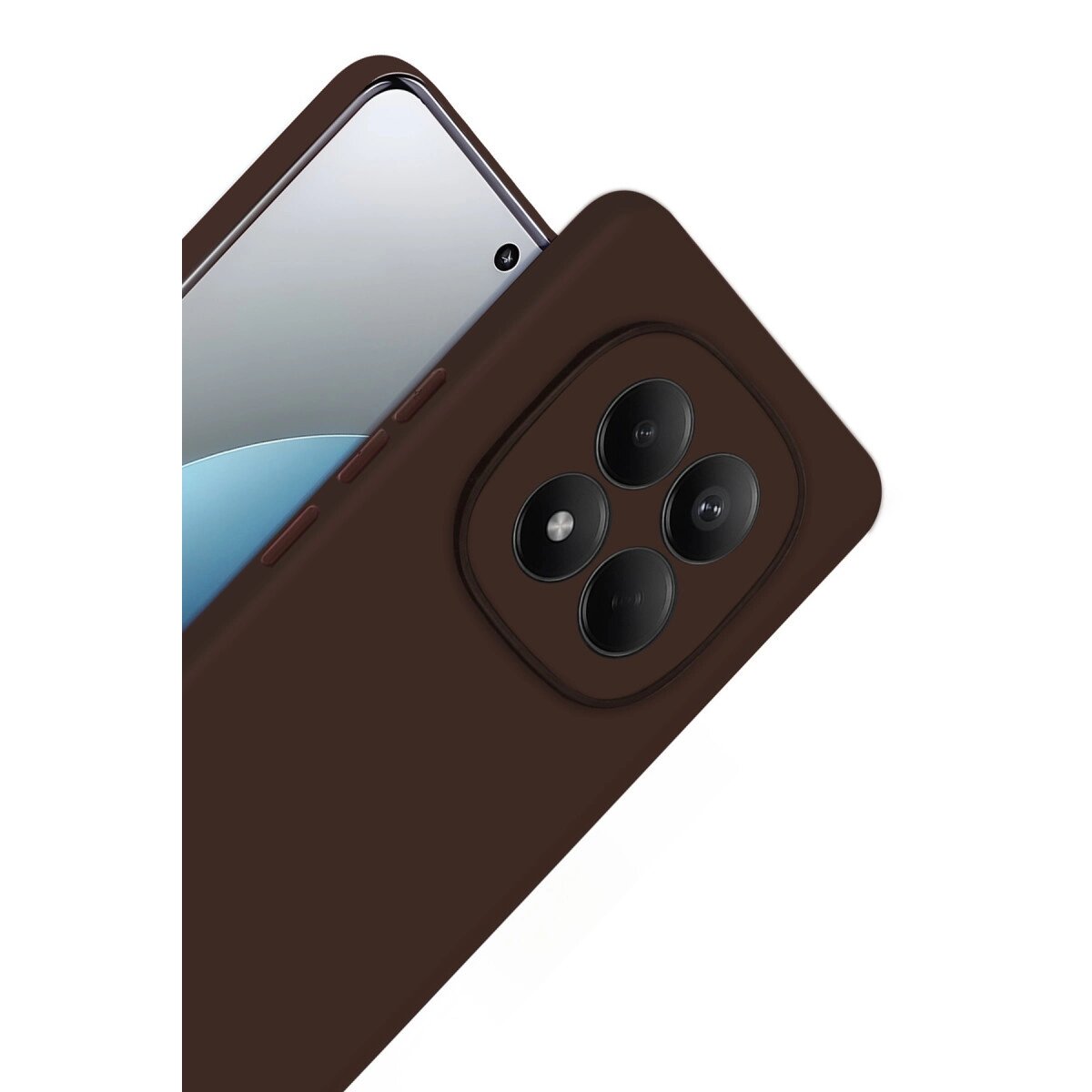 Xiaomi Redmi Note 15 4g First Silikon - Kahverengi Xiaomi Redmi Note 15 4g First Silikon - Kahverengi