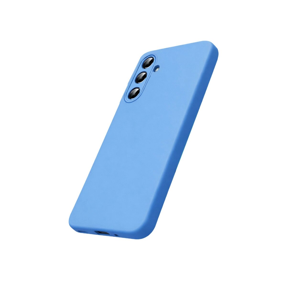 Samsung Galaxy S26 Nano İçi Kadife Silikon - Mavi Samsung Galaxy S26 Nano İçi Kadife Silikon - Mavi