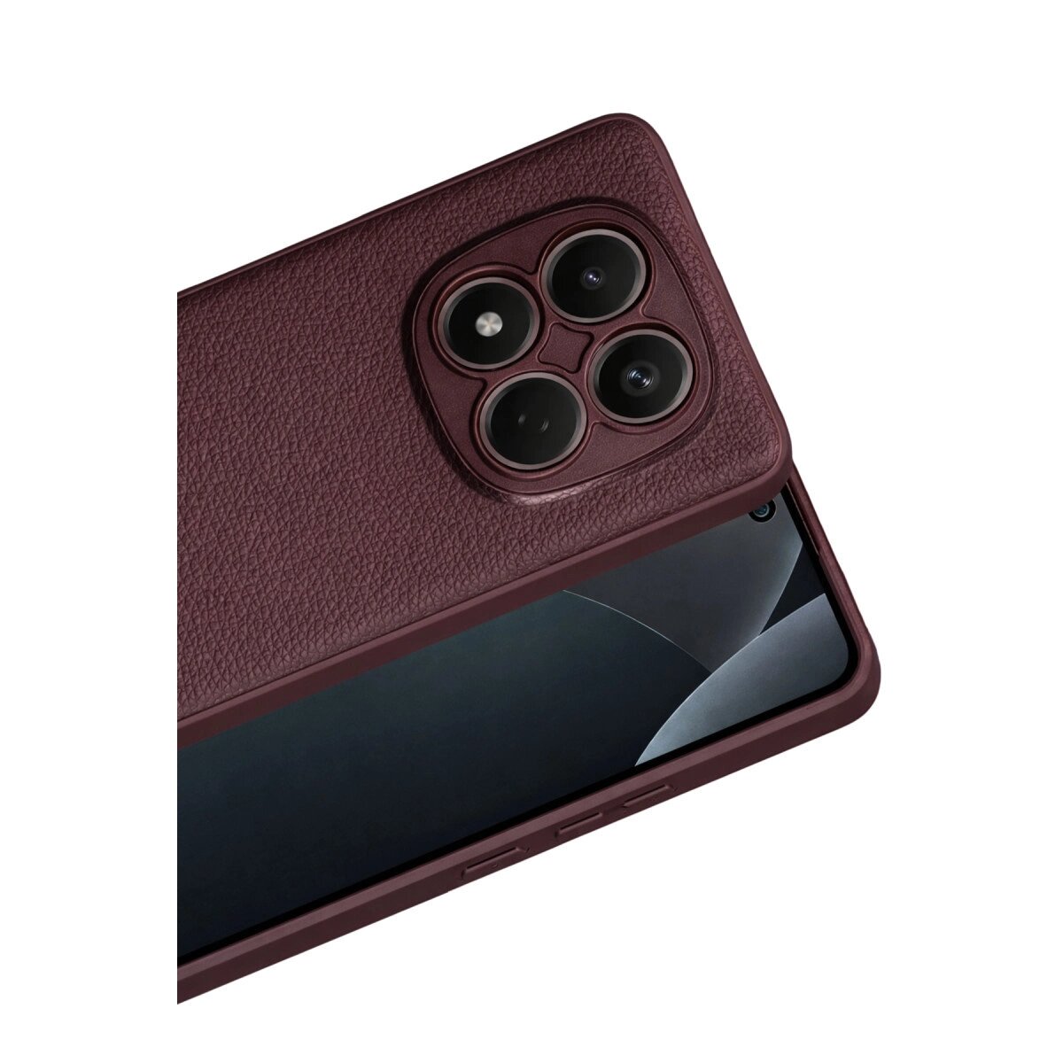 Xiaomi Redmi Note 15 Pro Plus 5g Thermax Silikon Kılıf - Bordo Xiaomi Redmi Note 15 Pro Plus 5g Thermax Silikon Kılıf - Bordo