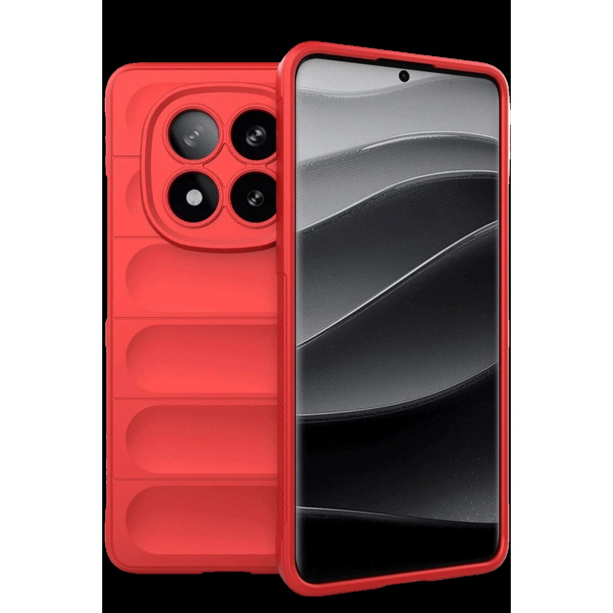 Xiaomi Redmi Note 15 4g Optimum Silikon - Kırmızı Xiaomi Redmi Note 15 4g Optimum Silikon - Kırmızı