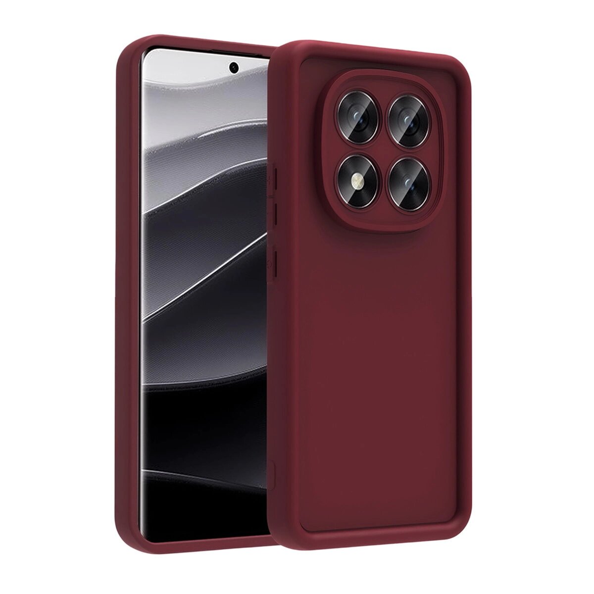 Xiaomi Redmi Note 15 4g Viera Silikon - Bordo Xiaomi Redmi Note 15 4g Viera Silikon - Bordo