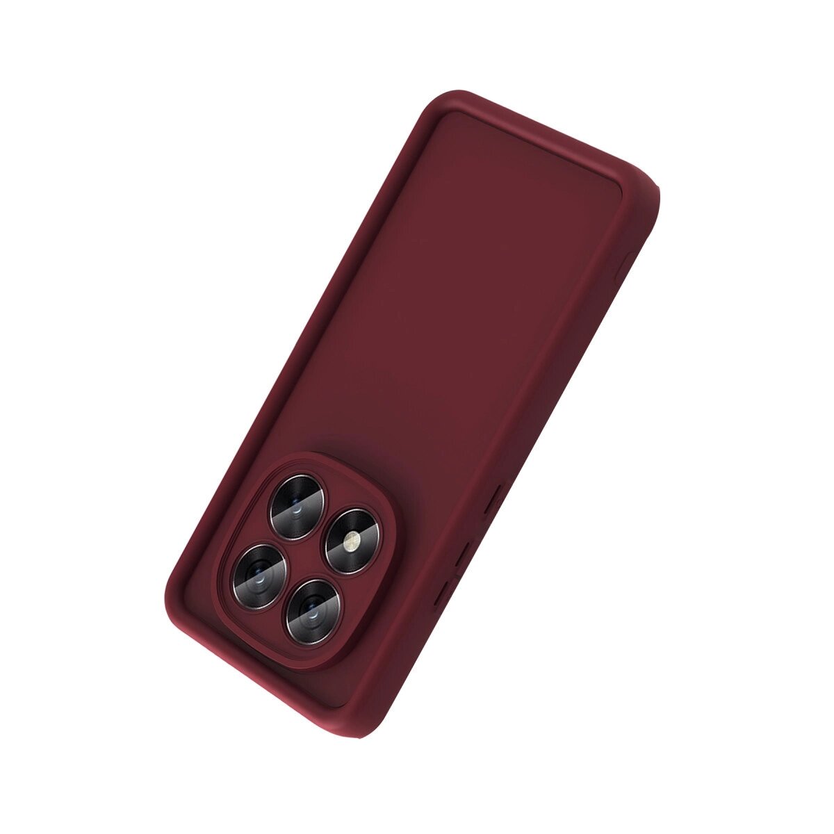 Xiaomi Redmi Note 15 4g Viera Silikon - Bordo Xiaomi Redmi Note 15 4g Viera Silikon - Bordo