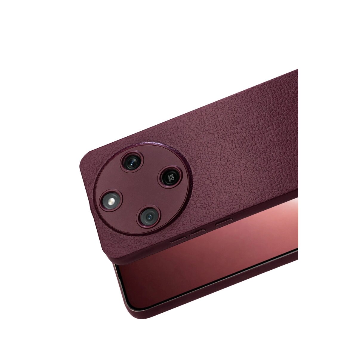 Huawei Honor Magic 8 Lite Thermax Silikon Kılıf - Bordo Huawei Honor Magic 8 Lite Thermax Silikon Kılıf - Bordo