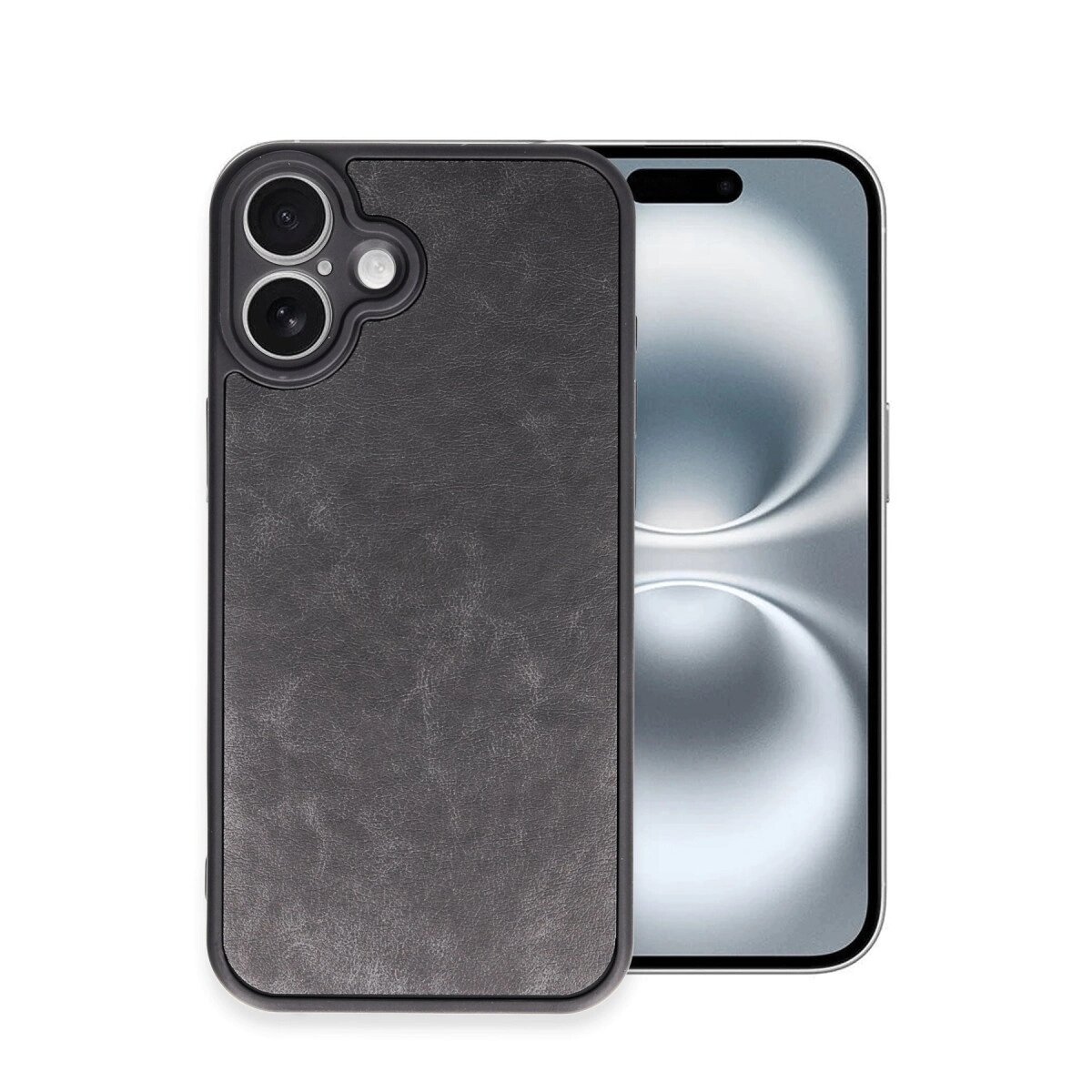 Apple İphone 16 Plus Kılıf Aras Deri Kapak - Siyah Apple İphone 16 Plus Kılıf Aras Deri Kapak - Siyah