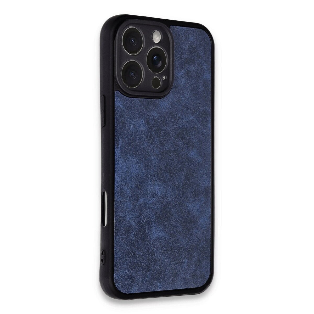 Apple İphone 16 Pro Kılıf Aras Deri Kapak - Lacivert Apple İphone 16 Pro Kılıf Aras Deri Kapak - Lacivert