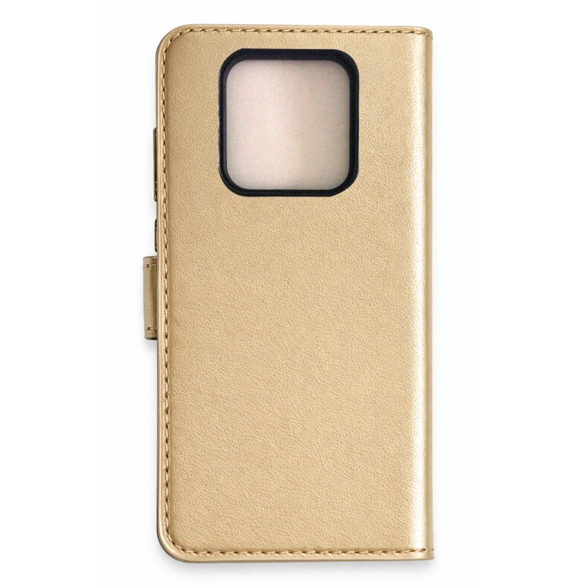 Tecno Camon 16 Prime Trend S Plus Kapaklı Kılıf - Gold