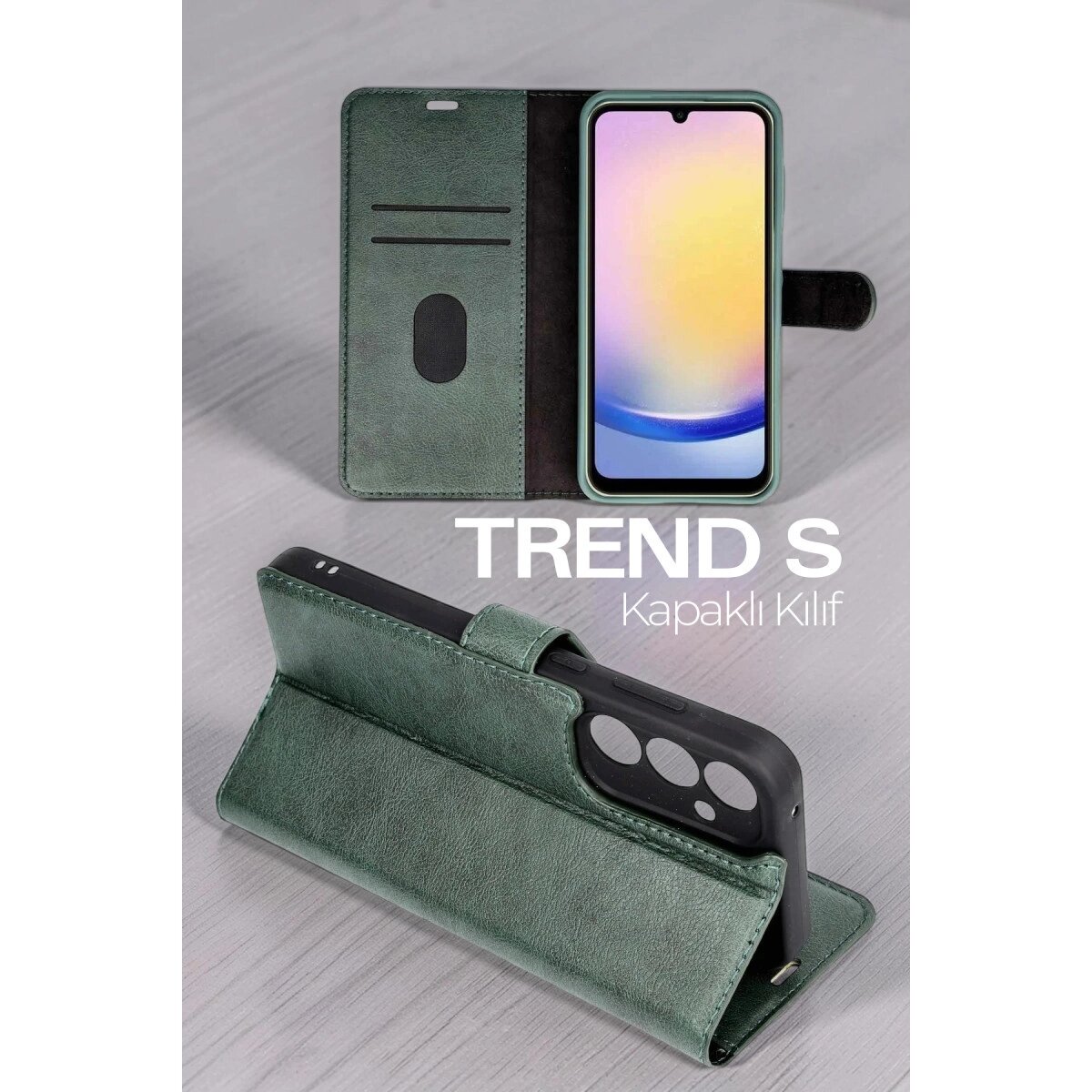 Samsung Galaxy S26 Kılıf Trend S Plus Kapaklı Kılıf - Taba Samsung Galaxy S26 Kılıf Trend S Plus Kapaklı Kılıf - Taba