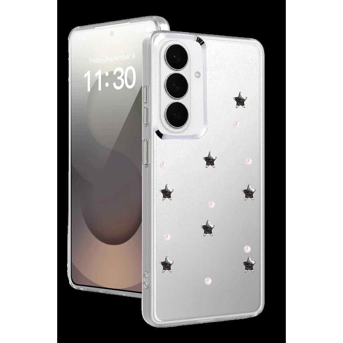 Samsung Galaxy S26 Plus Fiyonk Desenli Kapak - Desen 7 Samsung Galaxy S26 Plus Fiyonk Desenli Kapak - Desen 7