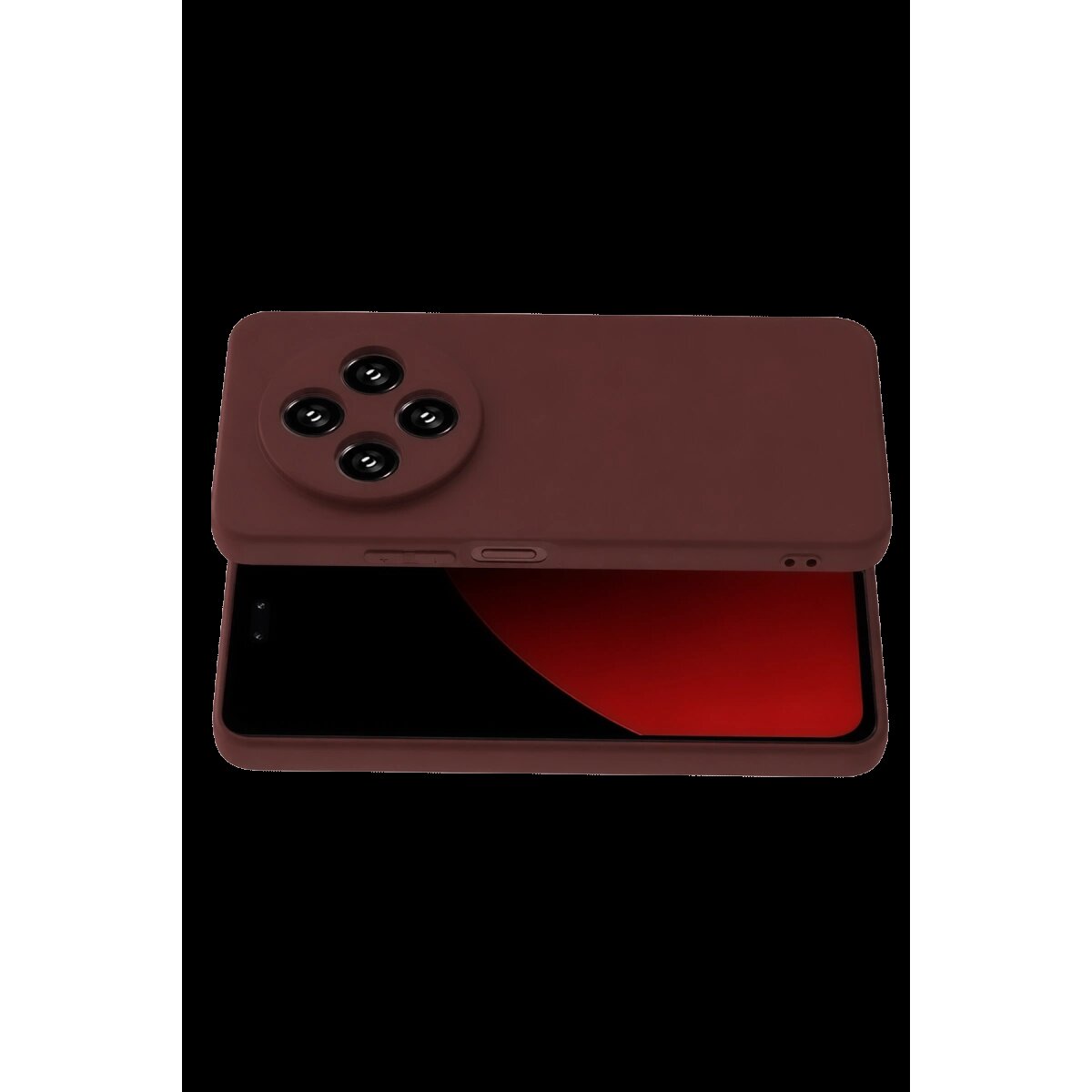Xiaomi Redmi 14c Kılıf First Silikon - Bordo