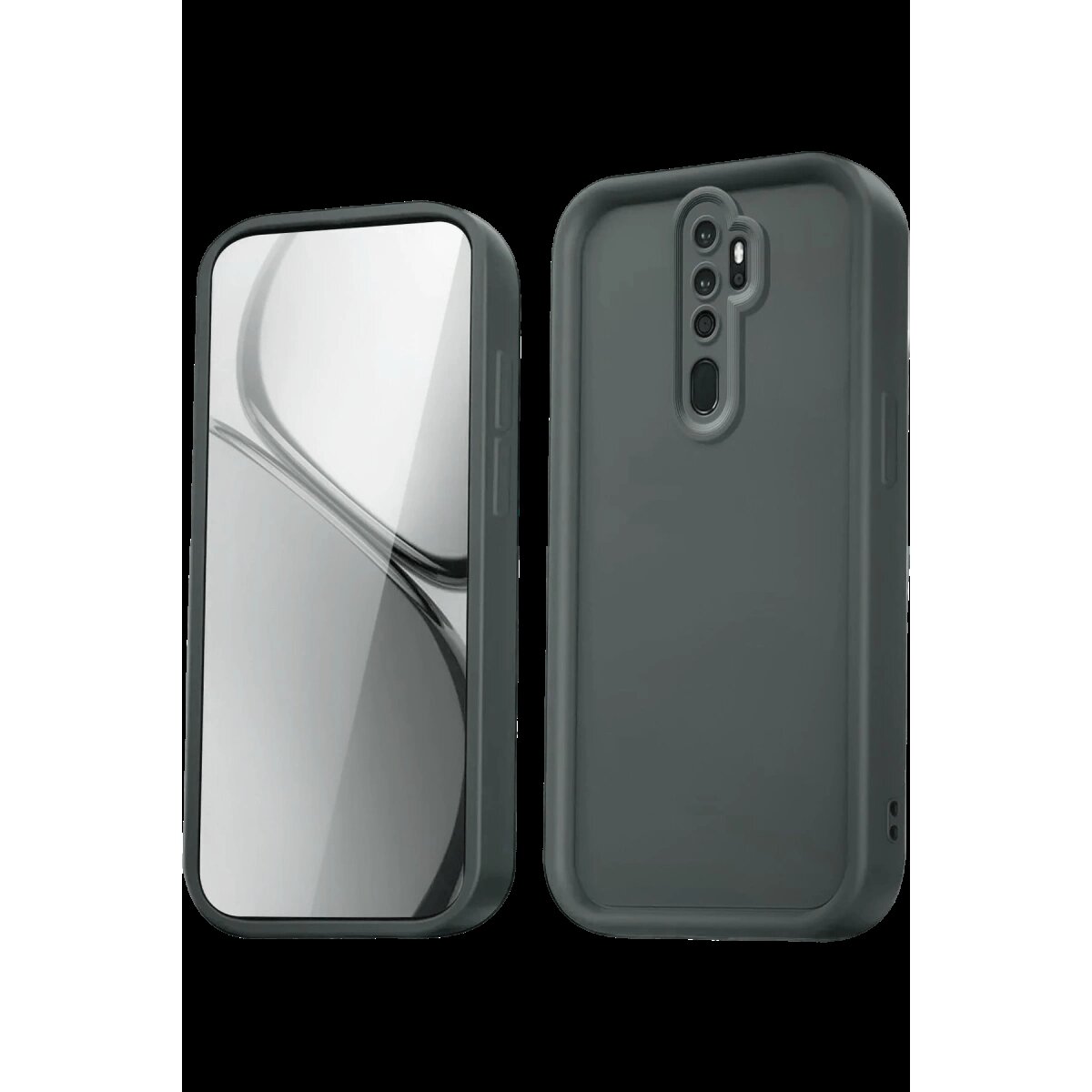 Xiaomi Redmi Note 8 Pro Kılıf Viera Silikon - Gri Xiaomi Redmi Note 8 Pro Kılıf Viera Silikon - Gri